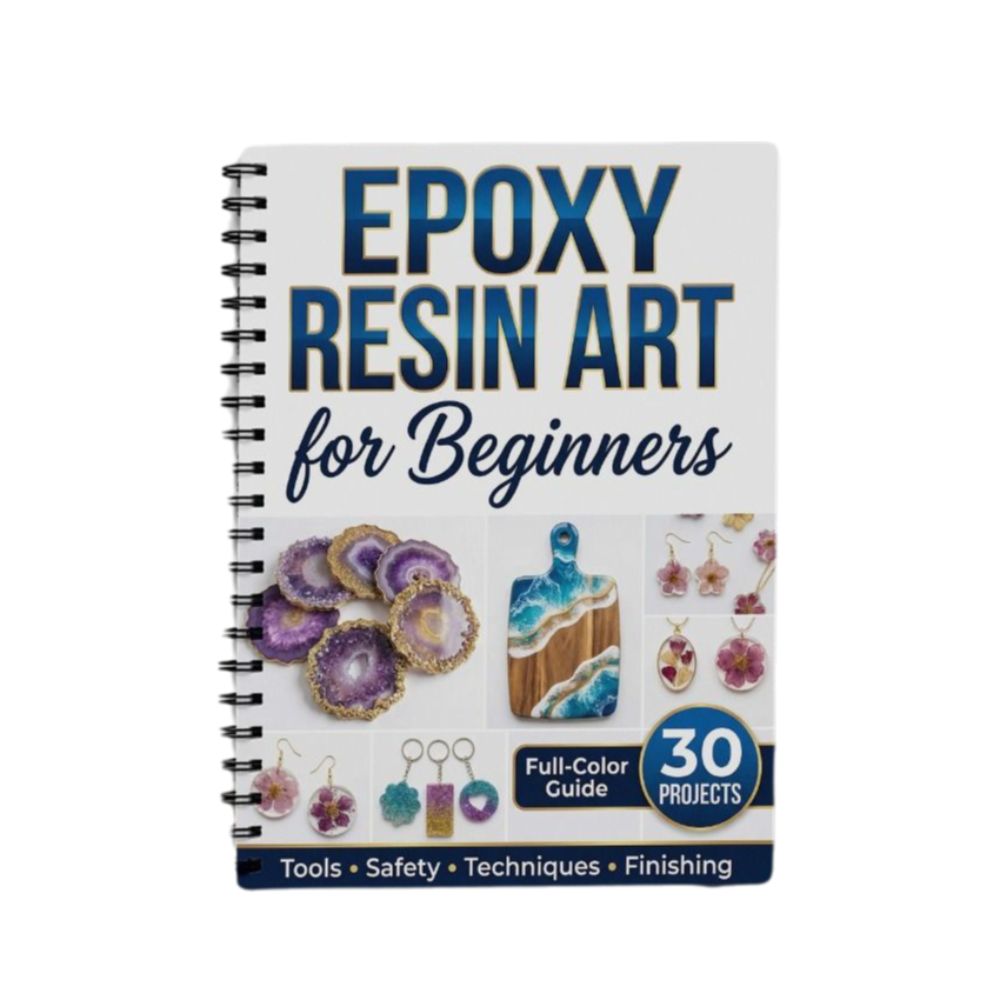 Resin Craft For Beginners - ステップバイステップ エポキシ樹脂アートハンドブック 30 プロジェクト クリエイティブエッセンシャルガイドノートブック イラスト入り初心者向け