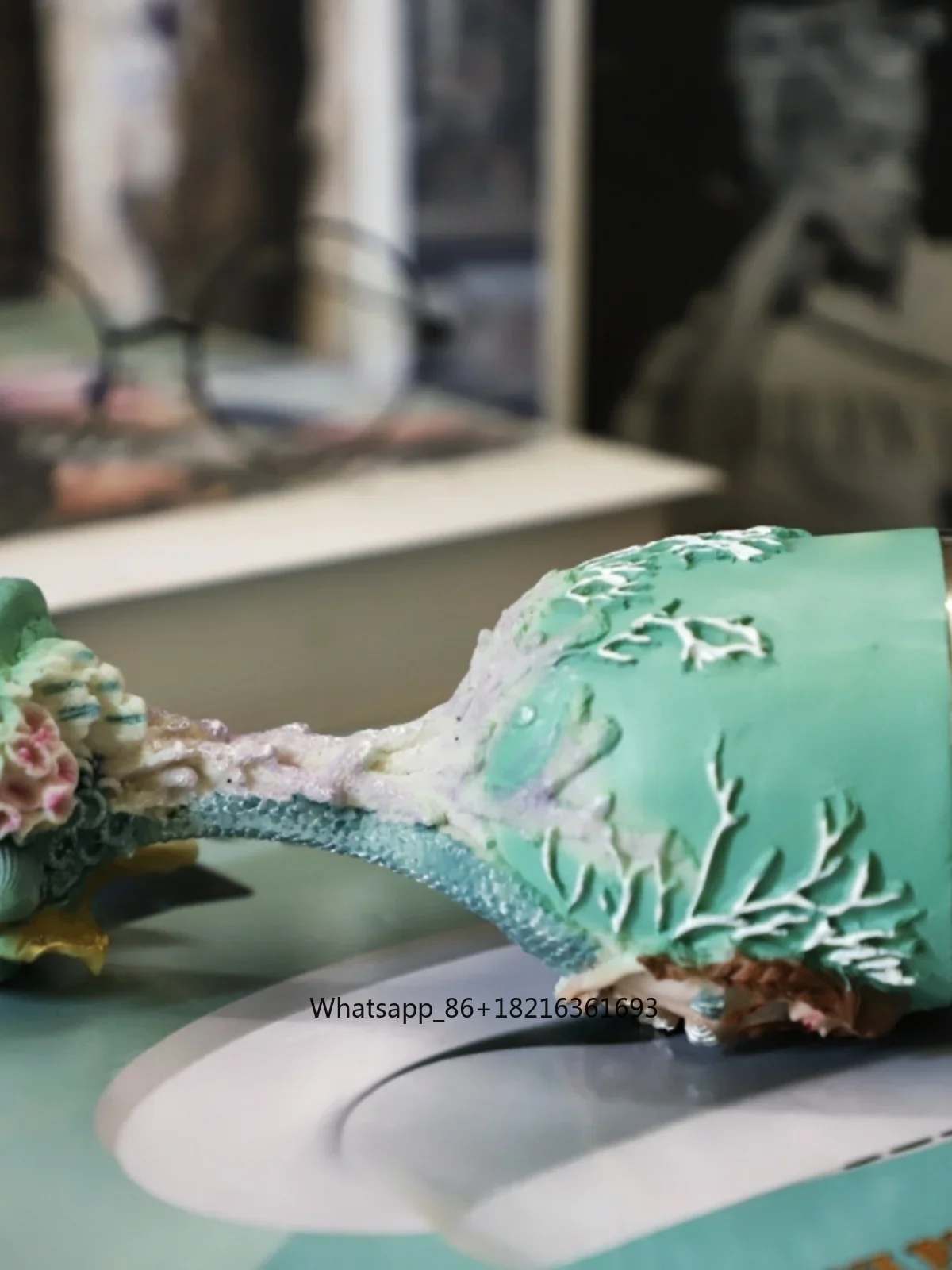 三次元彫刻マーメイド手描き工芸ゴブレット樹脂製クリエイティブ - Resin Crafts のレビューと価格