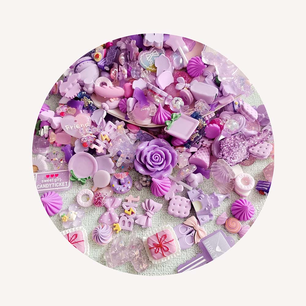 DIY ジュエリー携帯電話装飾クラフト弓アクセサリー 100 - Resin Crafts のレビューと価格